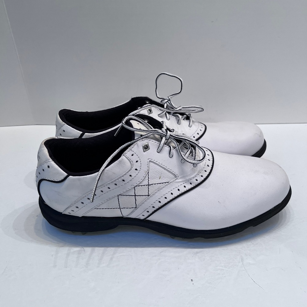 Etonic Sport-Tech Women's Power‎ Play White Golf Shoes Size 10 WSPT72 - EUC